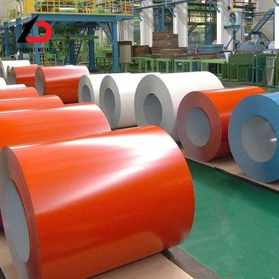 Stock Sıcak / Soğuk Dolaştırılmış Ön Galvanizli Ral Renkli Kaplama PPGI PPGL Çelik Bobin Dx53D Dx54D SGCC Sgcd S250gd Rulo Ağırlığı 0.5t-25t