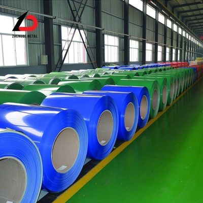 Garaj Kapısı Kullanılan 0.2mm-0.5mm Genişlik Özel Ral 5015 Prime PPGI Bobinleri 7-15 Gün Özel Döngüsüyle