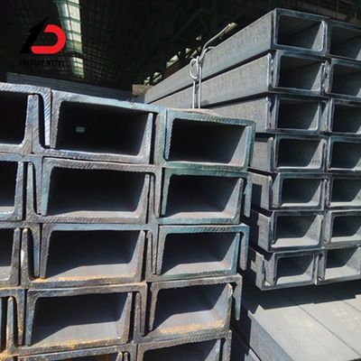 U C Kanal 50-400mm Ms S235jr A36 U Kanal C Kanal Çelik Galvanize / Siyah U Kanal Çelik Çubuk İnşaat Yapısı