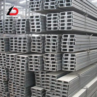ASTM A36 Q235 Ss400 Q345b S235jr A992 A572 Sınıf 50 Yüksek Güçlü Çelik Geniş Flange Düşük Karbonlu Çelik C Kanal Çelik