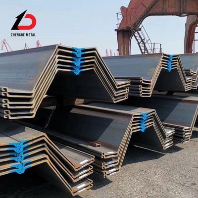U Tipi Sıcak Lastikli Çelik Yaprak Yığınları Ton başına fiyat/Tip 3 Tip 4 Sıcak Lastikli Çelik Yaprak Yığınları 12m