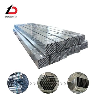 ASTM DN60 80 Sch.20 40 Galvanizli Yuvarlak Boru Kare Dikdörtgen Galvanizli Kare Tüp İnce Duvar Kalın Duvar Büyük Diametralı Galvanizli Soldurulmuş Çelik Boru Spot Stock