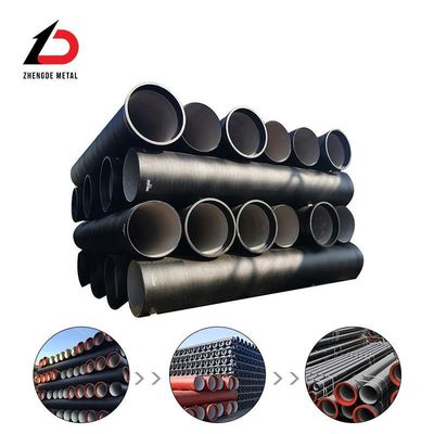 En545 K9 K7 DN80 DN100 DN800 Su Sistemi İçin Düktile dökme demir boru