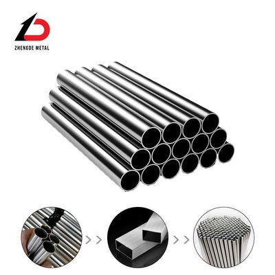 ASTM AISI 201 304/304L 316/316L 310S 309S 409 904 430 Fabrika Doğrudan Satış Fiyatı ile Yuvarlak ve Kare Paslanmaz Çelik Boru