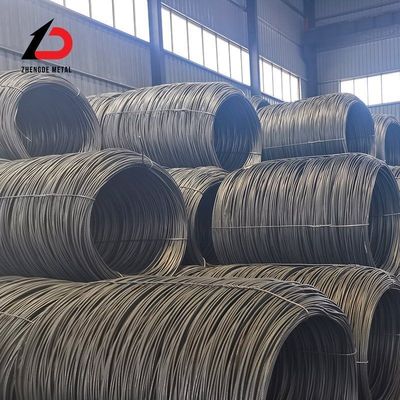 Kaynak çubukları 6mm-9mm Q235B Sıcak lastikli çelik tel çubukları ASTM A36 A572 A992