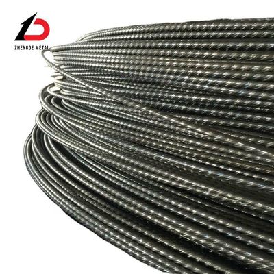 Çelik Kablo İpi Fiyat ASTM A421 3.8mm 4mm 5mm 6mm 1670MPa 1770MPa İndentli PC Kablo Düşük gevşeme önceden gerilmiş beton çelik kablo ucuz fiyatla