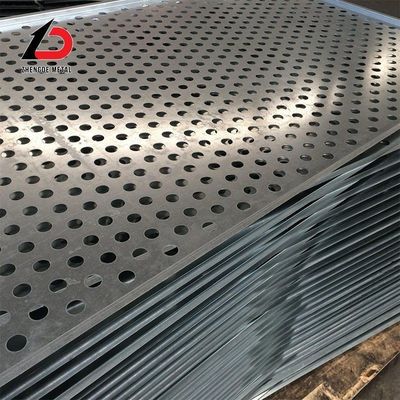 Pençleme deliği dekoratif alüminyum delikli metal örgü yuvarlak delik 1220 X 2440 X 2 mm kalınlığındaki delikli örgü