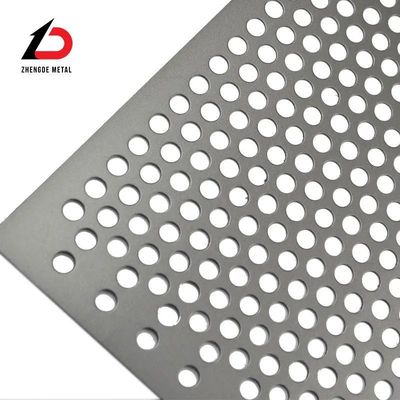 Gıda İşleme Metal Perforated Mesh 2mm X 10mm X 1mm Özel Aperture Pitch