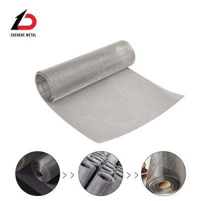 2000 X 2000mm Paslanmaz Çelik Alüminyum Crimped Tel Ağı Dokunmuş Metal titreşimli ekran ağı