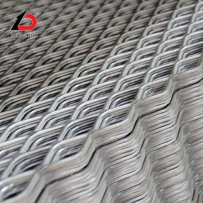 Mimarlık Dekoratif Metal Mesh PVC Kaplı Galvanize Alüminyum Stretch Genişletilmiş Metal
