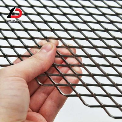 Yüksek Güçlü Genişletilmiş Metal Tel Ağı Elmas Eğitimli Perforasyonlu Metal Ağı
