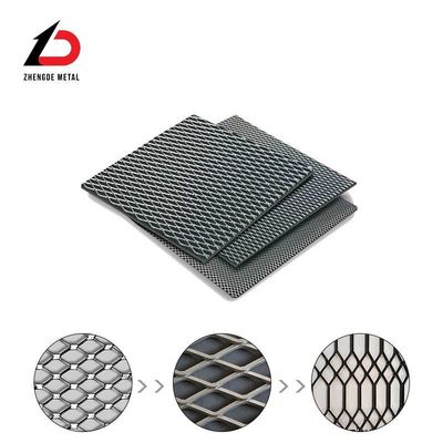 0.1mm-30mm Hafif Çelik Genişletilmiş Ağ Genişletilmiş Metal Ağ