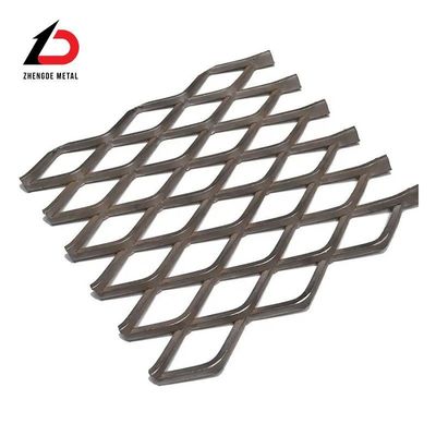 Galvanize düşük karbonlu çelik paslanmaz çelik alüminyum bakır nikel genişletilmiş metal örgü